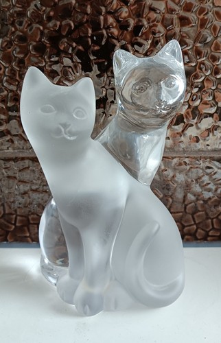 Bleikristall figur kätzchen - bleikristall,